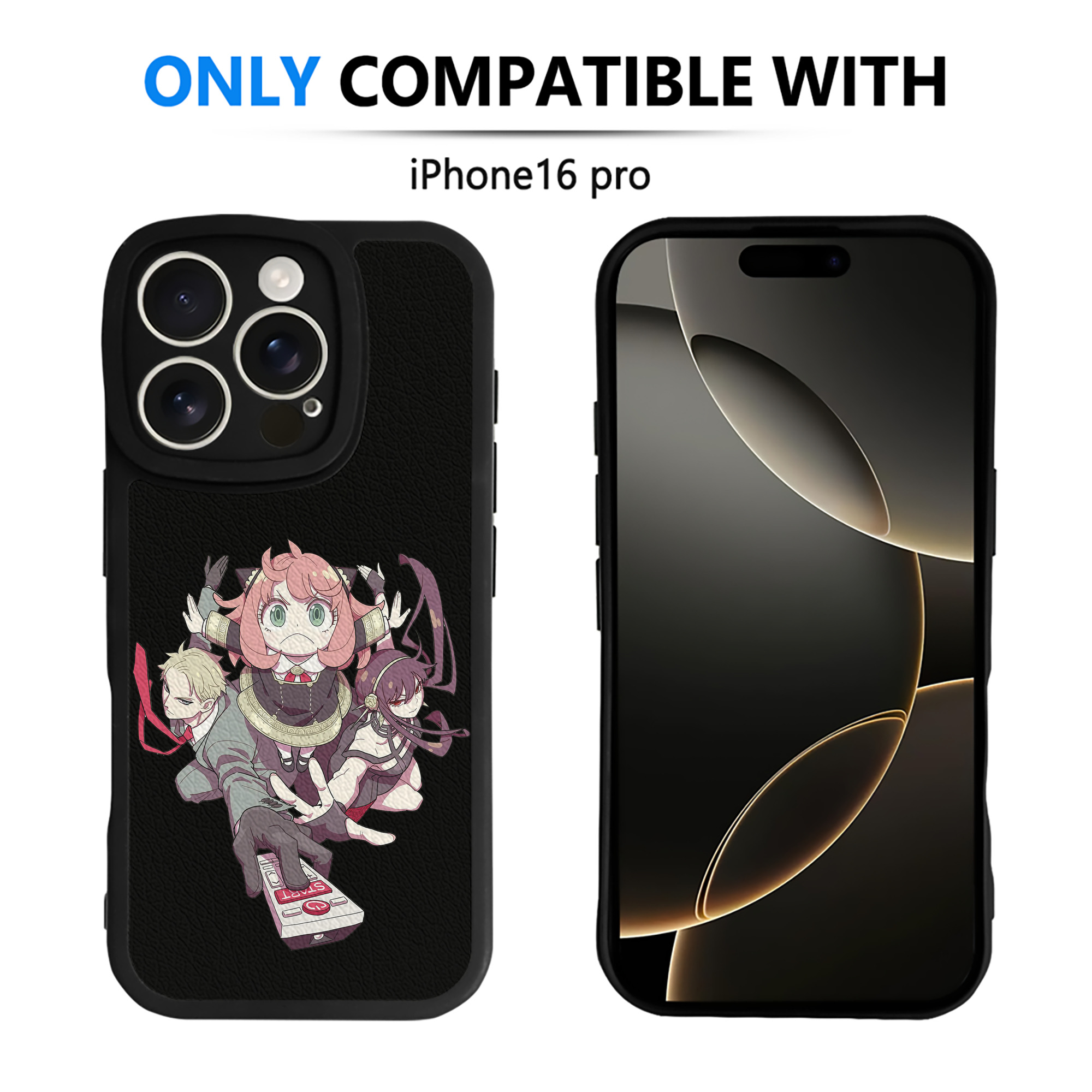 （画像用） SPY×FAMILY间谍家家酒 【iPhone 16シリーズ対応】シリコンスマホケース（レザー調） 材質：シリコン